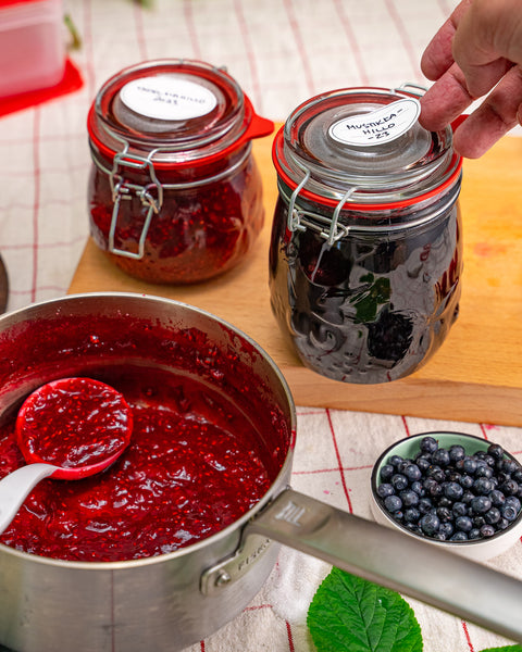 Sylteglass med vippelokk 0.75L