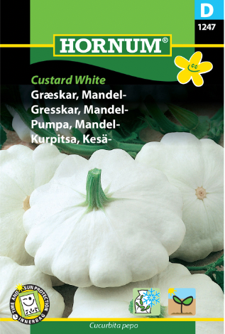 Gresskar mandel 'Custard White'