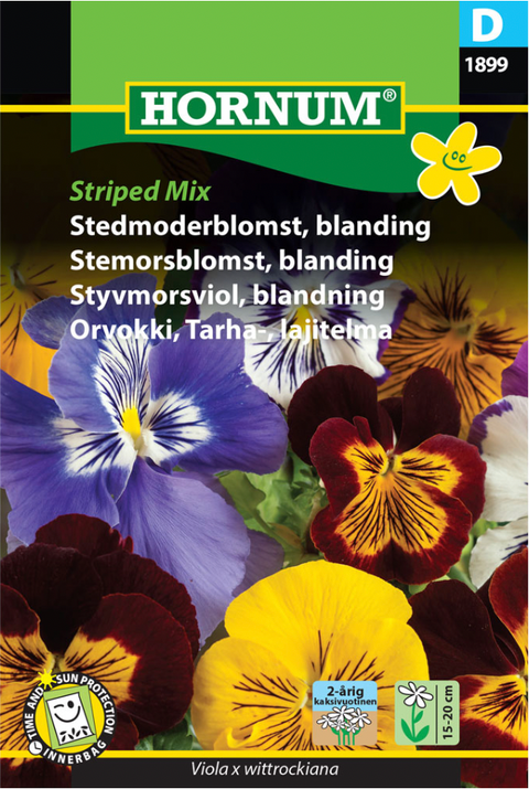 Stemorsblomst 'Striped Mix'