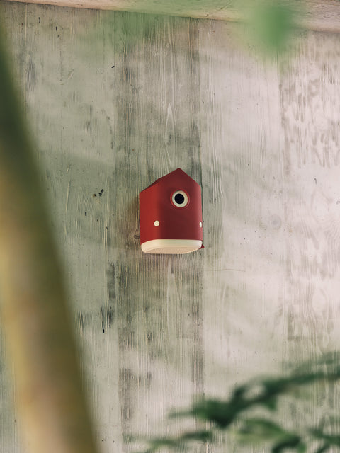 Fuglehus Cosy tuscan red, livstidsgaranti