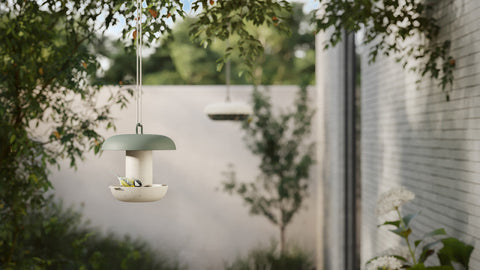 Fuglemater Essential Silo grå
