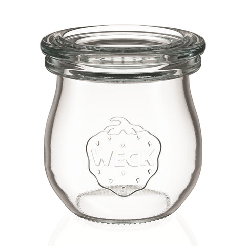 3 pk tulipan sylteglass med glasslokk 60 ml