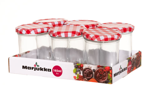 6pk sylteglass med skrulokk 164ml