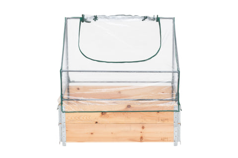 Minidrivhus til pallekarm 120 x 80 cm