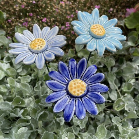 Håndlaget keramisk blomst assorterte farger