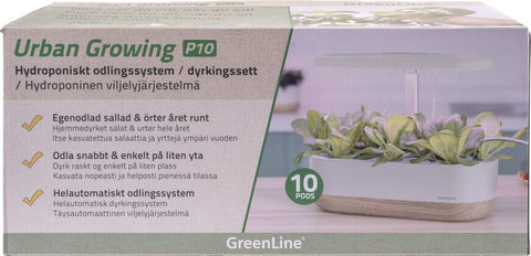 Urban Growing P10 hydroponisk dyrkekasse
