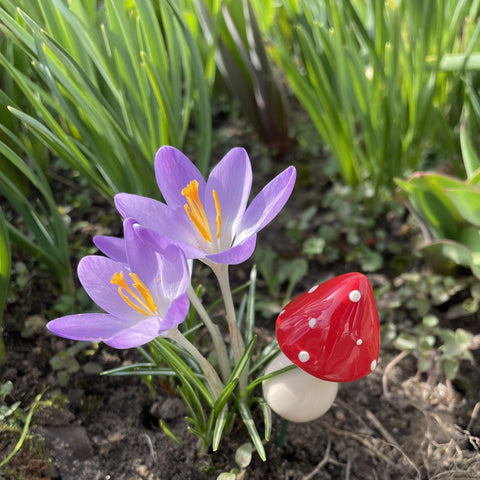 Håndlaget keramisk sopp