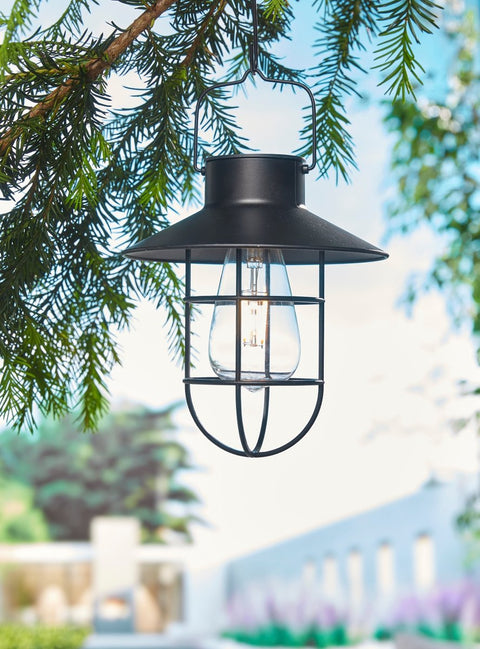 Wigan lampe solcellebelysning svart