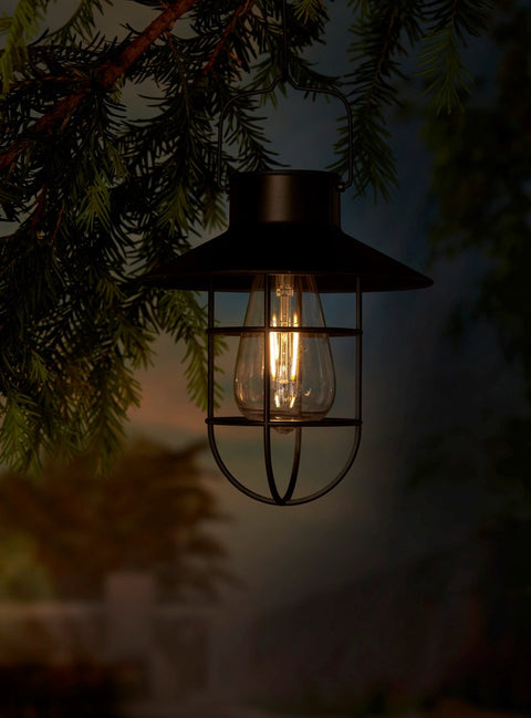 Wigan lampe solcellebelysning svart
