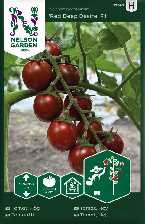 Tomat cherry 'Red Deep Desire' F1 (2026 nyhet!)