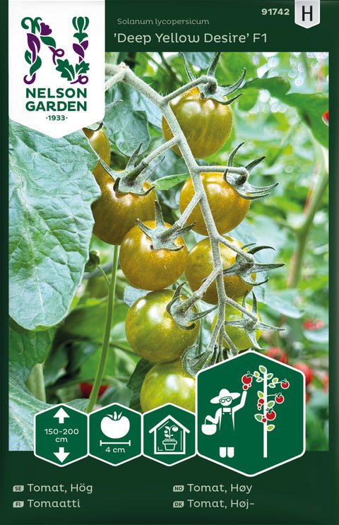 Tomat cherry 'Deep Yellow Desire' F1 (2026 nyhet!)