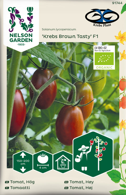 Tomat 'Krebs Brown Tasty' F1 (2026 nyhet!)