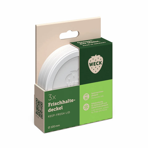 3 pk Keep-fresh lokk til sylteglass 100 mm