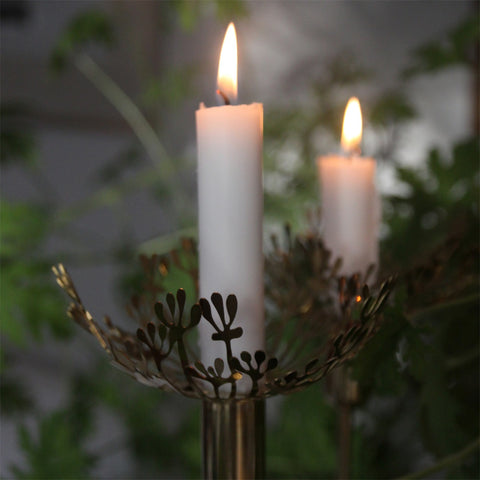 Lysmansjett blomstermorot kronelys