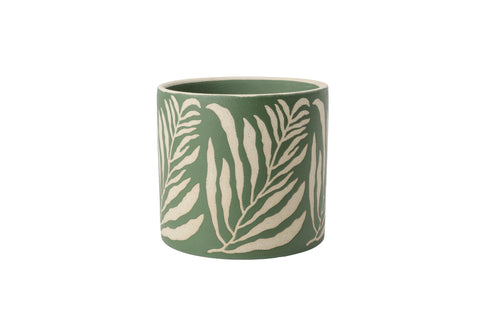 Blomsterpotte 16cm, Grønne blader
