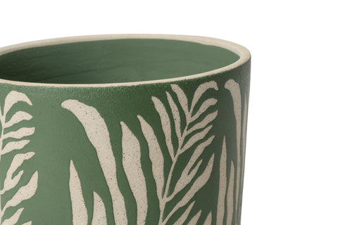 Blomsterpotte 16cm, Grønne blader