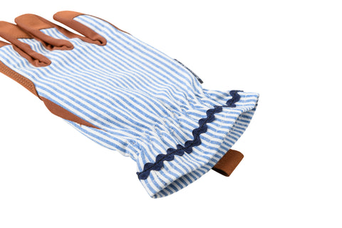 Hagehansker, blå striper
