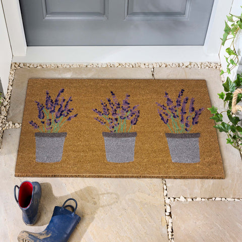 Dørmatte i kokos, Lavendel
