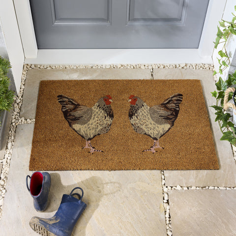 Dørmatte i kokos, Chickens