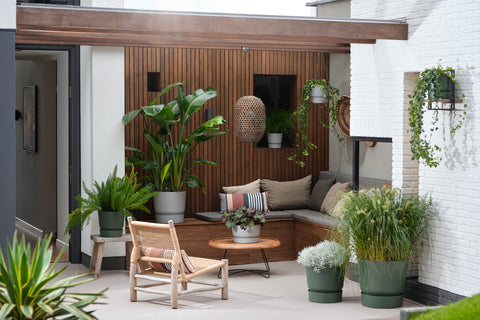 Utendørs blomsterpotte 30cm grønn, Greenville