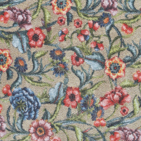 Løper maskinvaskbar, Garden multi floral 2