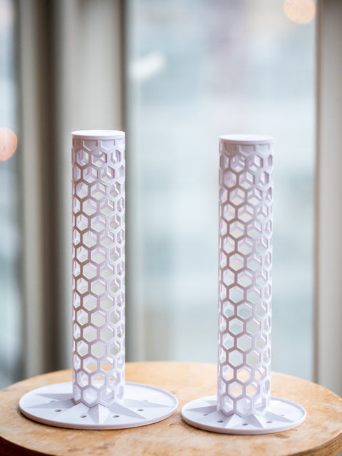 Mosestokk påbyggbar hvit