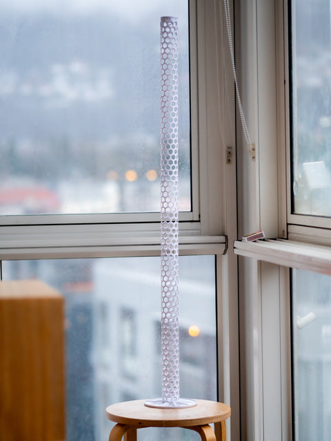 Mosestokk påbyggbar hvit