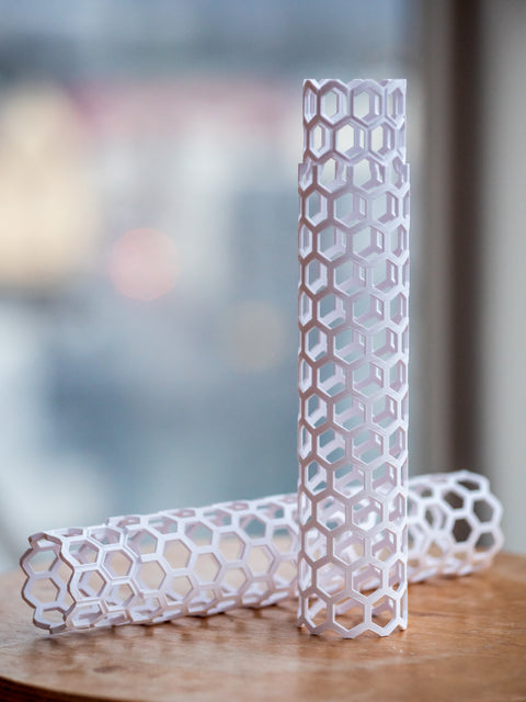 Mosestokk påbyggbar hvit