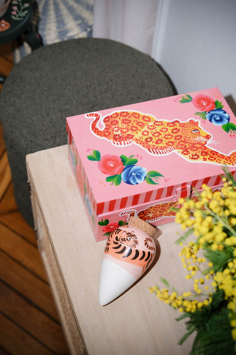 Håndlaget Olla selvvanning, Tiger x Camille Gressier- Limited Edition