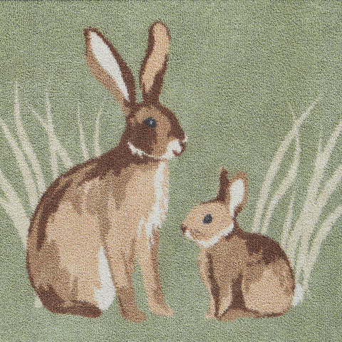 Dørmatte maskinvaskbar, Rabbit 1