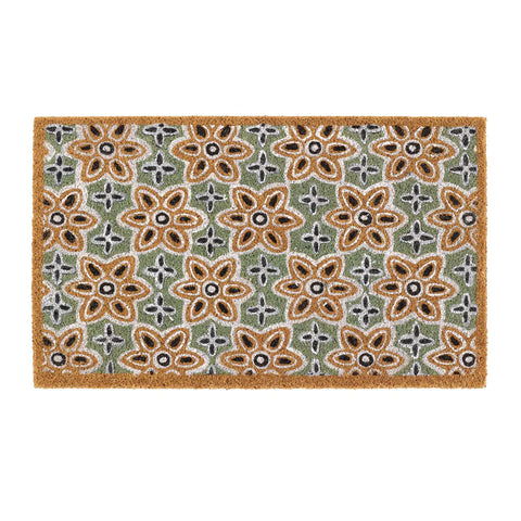 Dørmatte i kokos, Sage Green Woodblock