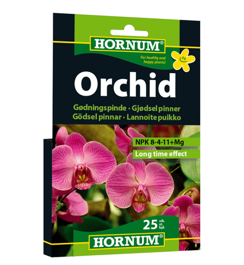 Næringspinner til orkidé 25pk
