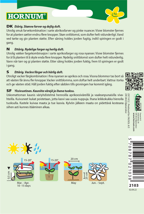 Sommerfloks blanding 'Cecily-Mix'