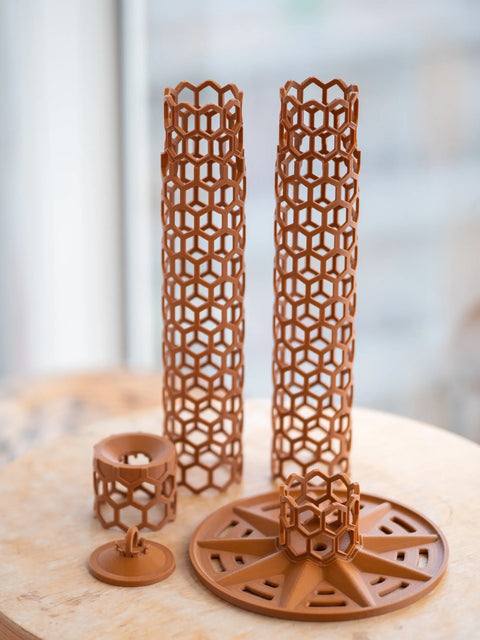 Mosestokk påbyggbar brun