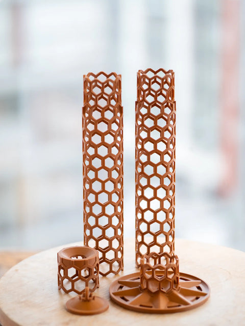 Mosestokk påbyggbar brun