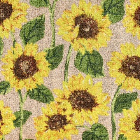 Dørmatte maskinvaskbar, Sunflowers 1
