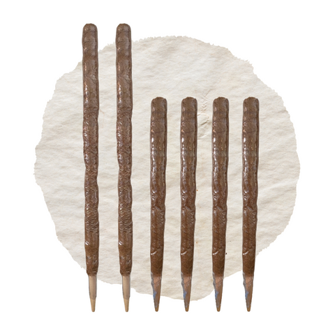 6 pk påbyggbar plantestøtte kokos