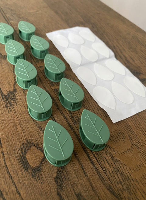 Veggklips for klatreplanter 10pk