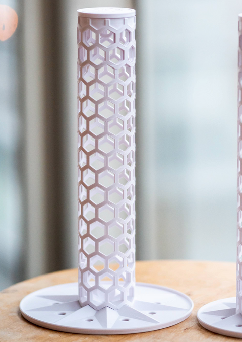 Mosestokk påbyggbar hvit