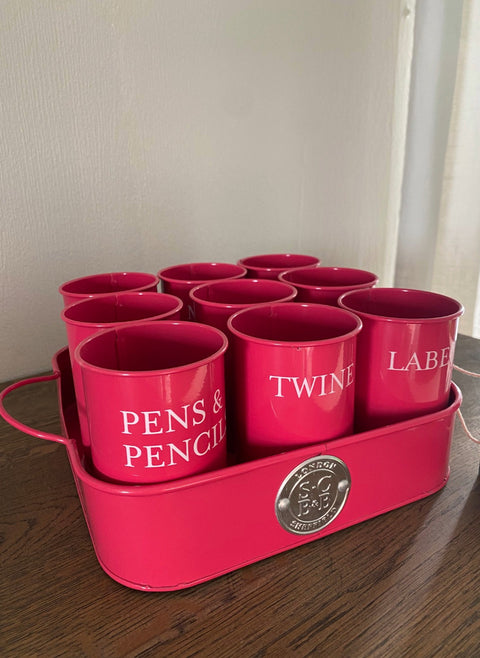 Oppbevaring såutstyr, bringebærrød