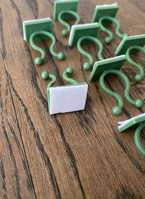 10pk Veggklips for klatreplanter klyper