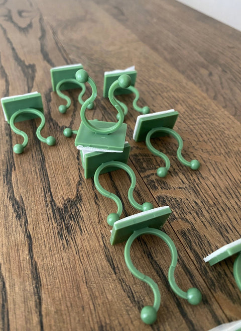 10pk Veggklips for klatreplanter klyper