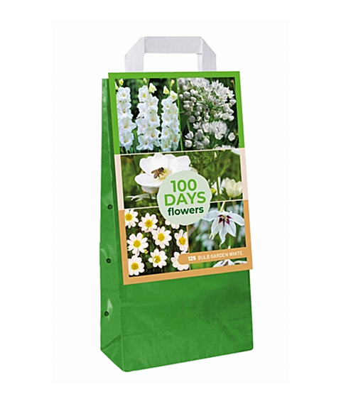 Bulb Garden hvit miks 125 stk
