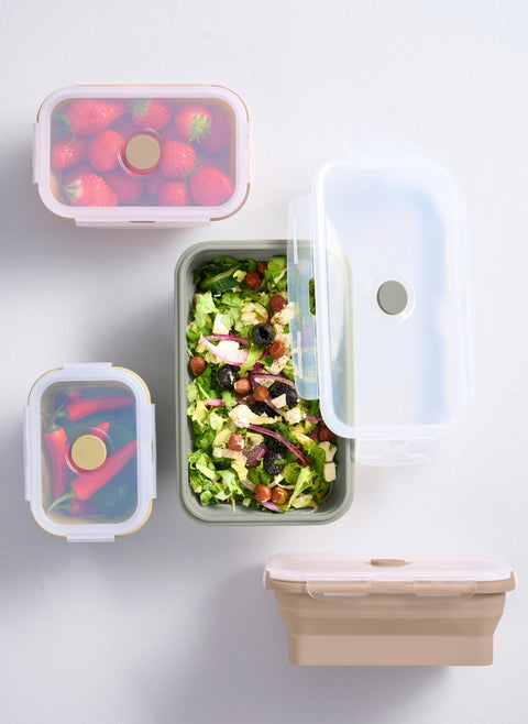 4pk sammenleggbar matboks