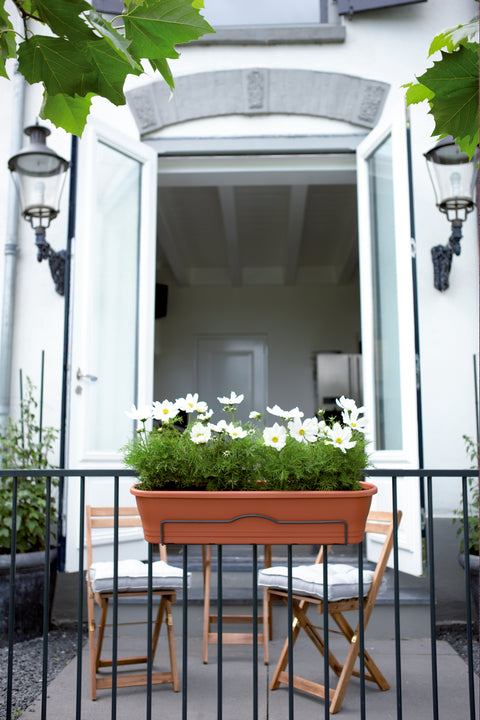 Barcelona balkongstativ til rekkverk