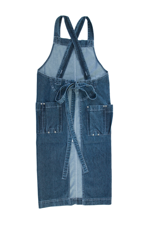Forkle langt denim, jubileumskolleksjon