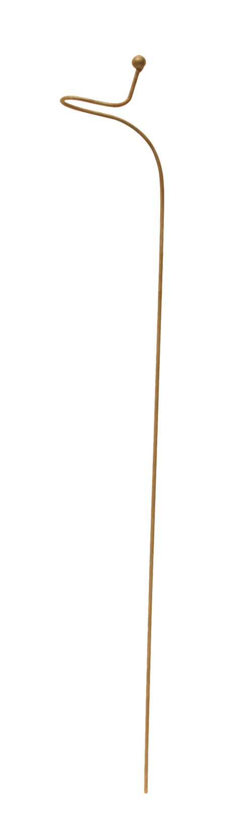 Blomsterstøtte krok messing