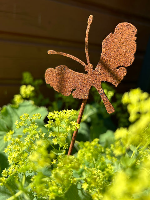 3pk dekor på pinne: bie og øyenstikkere