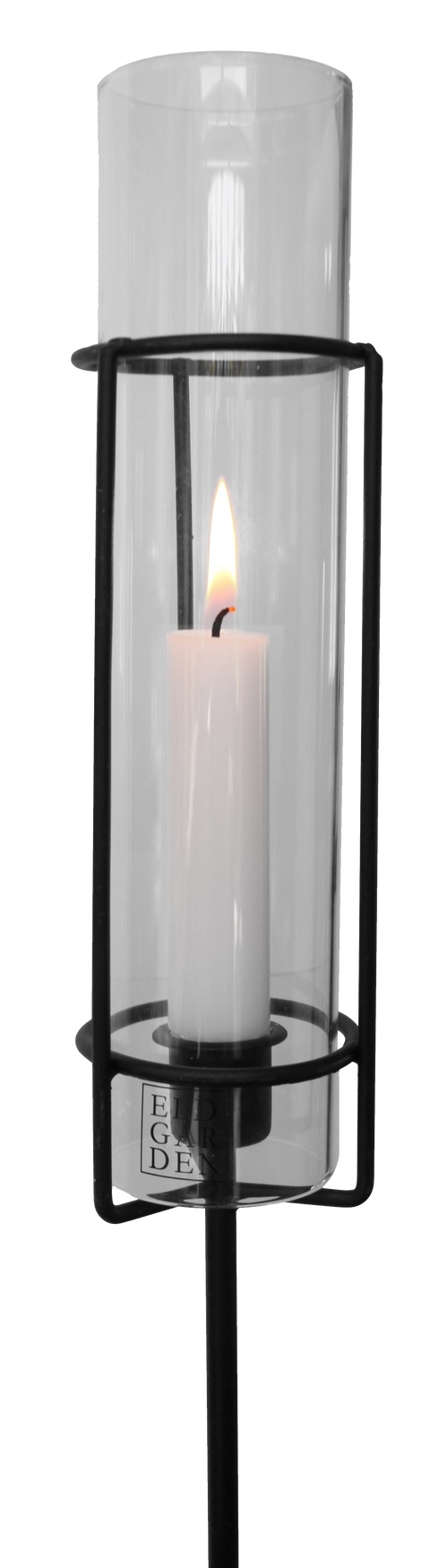 Høy lysestake Eldvakt svart