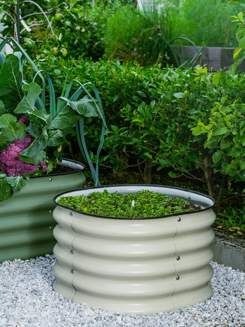 Plantekasse 60x60cm, beige